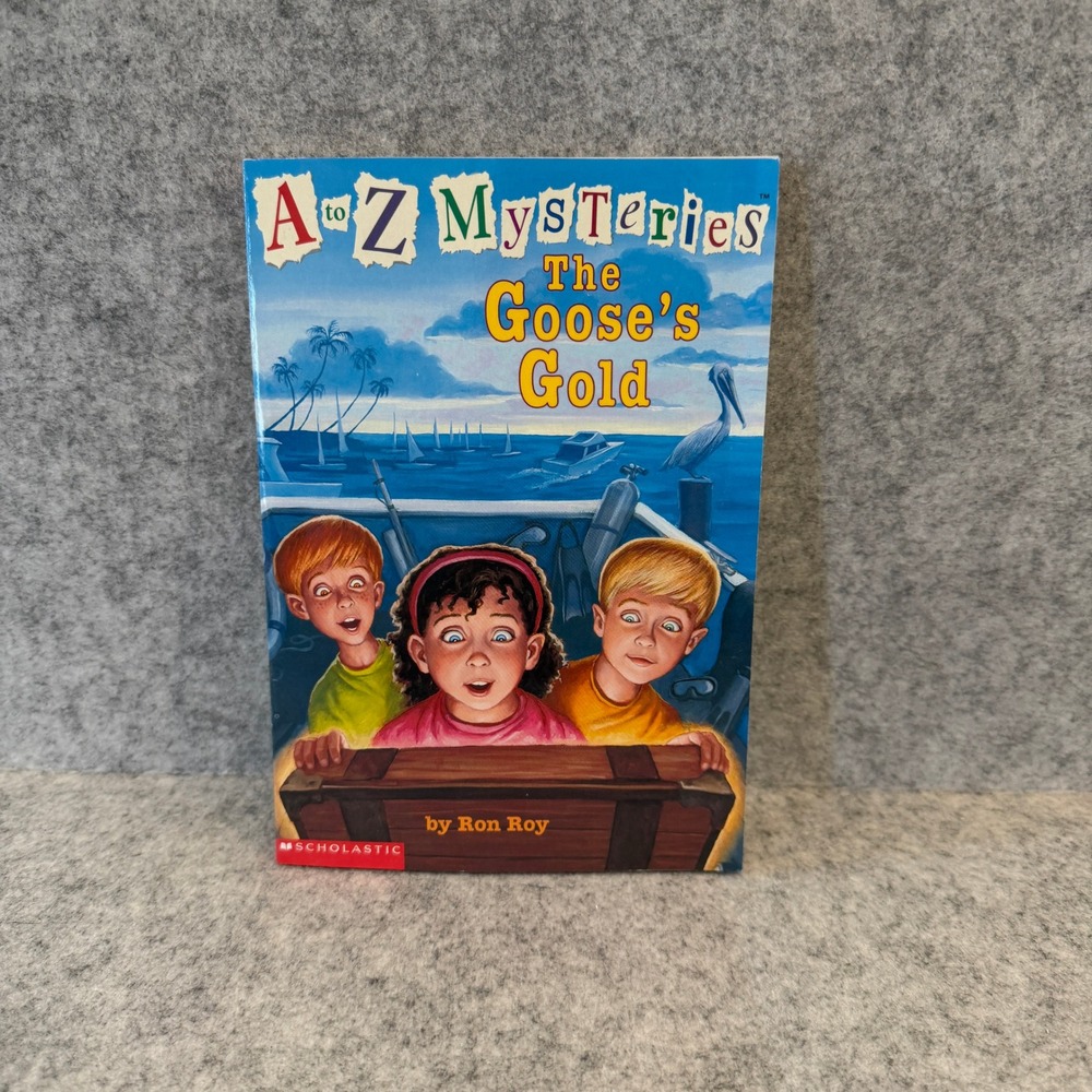 The Goose's Gold by Ron Roy, A to Z Mysteries series, Chapter Book, Paperback